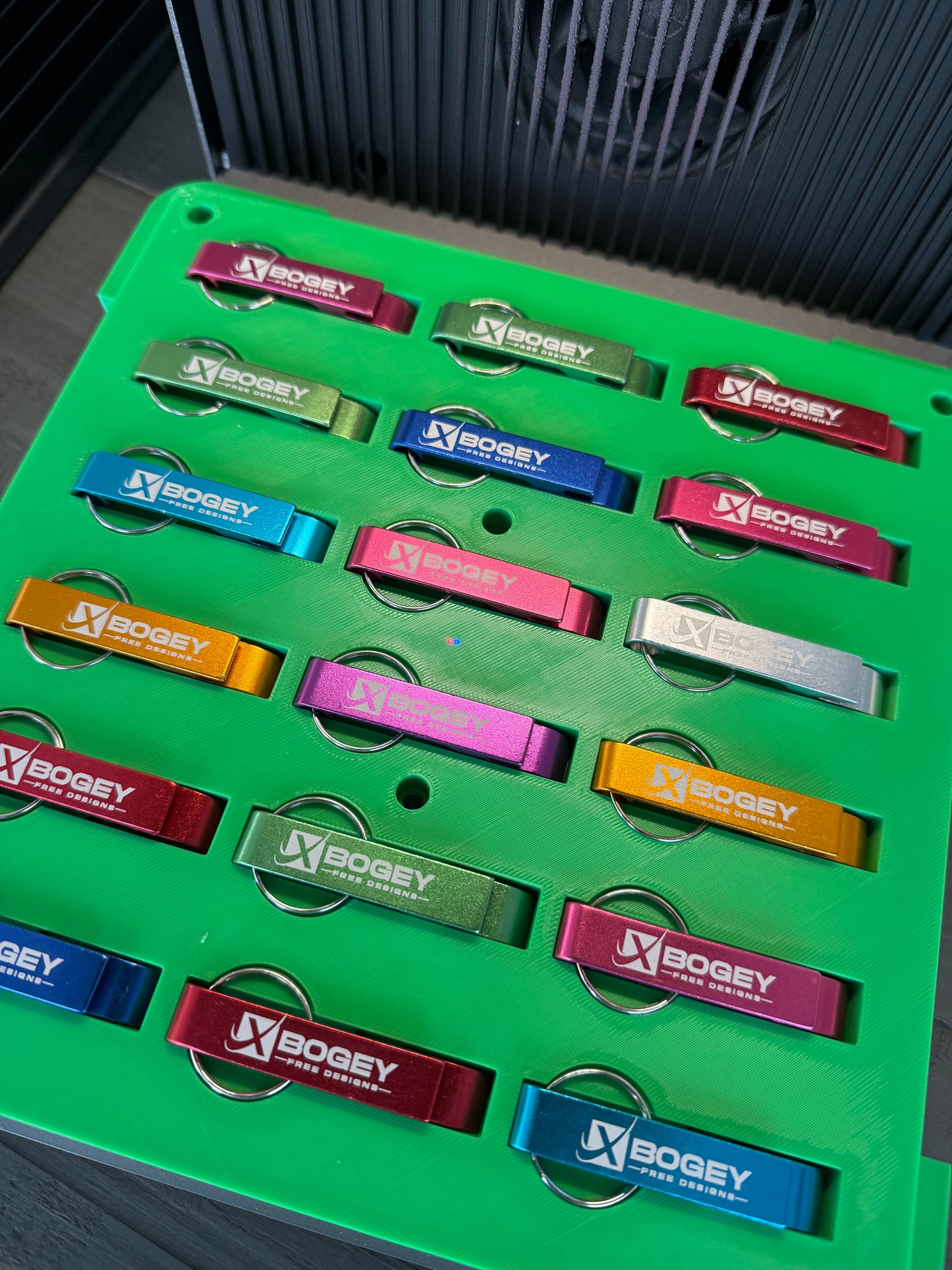 100 Personalized custom metal keychain bottle openers, anything you want laser engraved